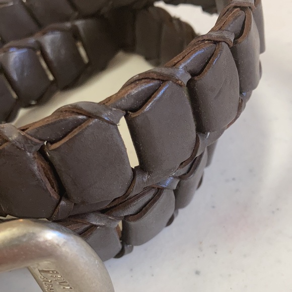 🎉HP🎉 Vintage Levi Jeans Braided leather belt - Picture 2 of 7